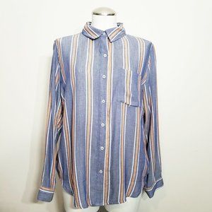 UNIVERSAL THREADS GOODS Striped Button Shirt